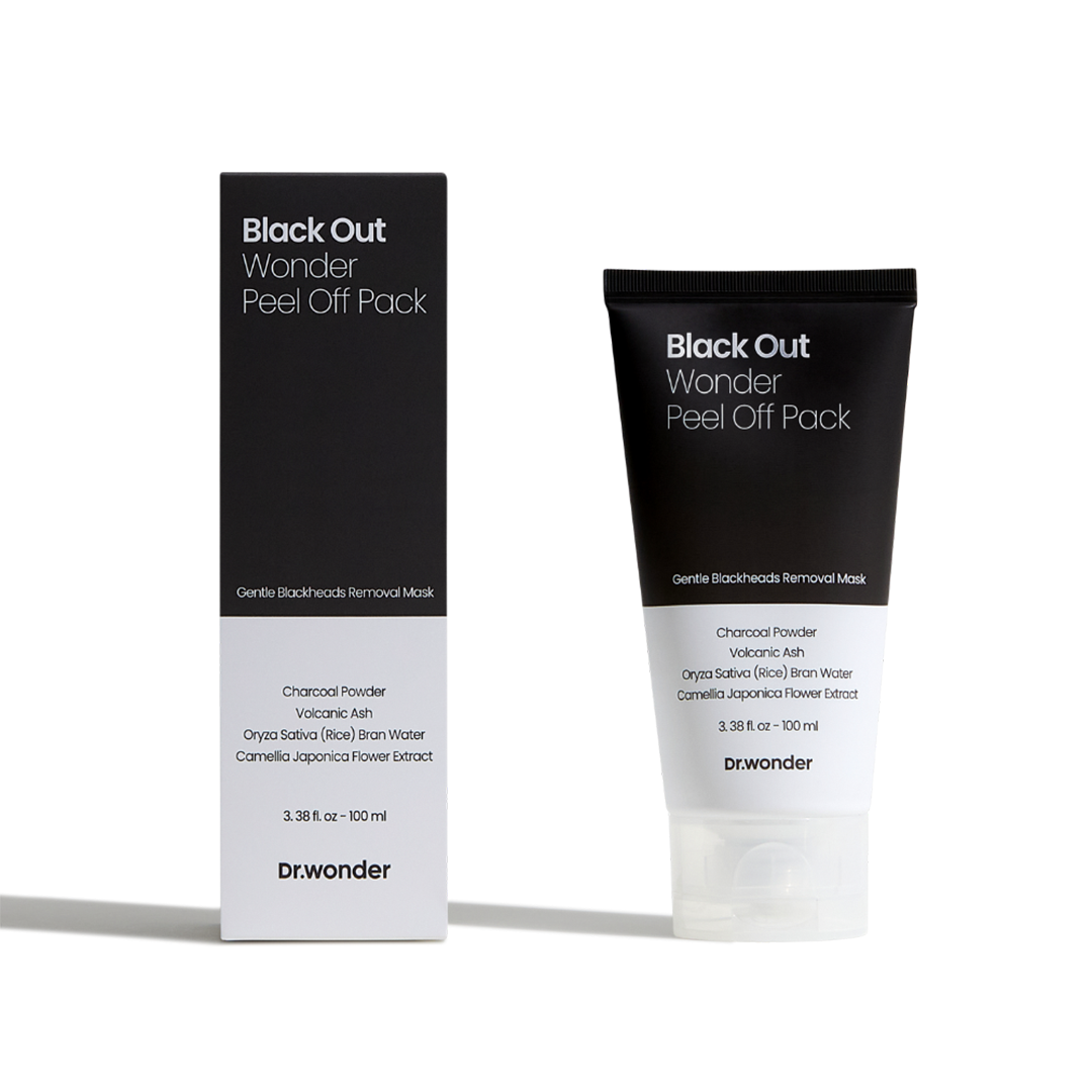 Dr. Wonder's Charcoal Peel-Off Mask, suitable for all skin types. Our natural formula effectively removes dead cells, draws out oils, and eliminates toxins, revealing fresh and soft skin.