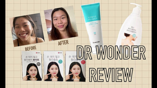 NO MORE back acne ! Dr.Wonder Acne Cleanser & Trouble out cleanser Review | Review by Xiao Yin