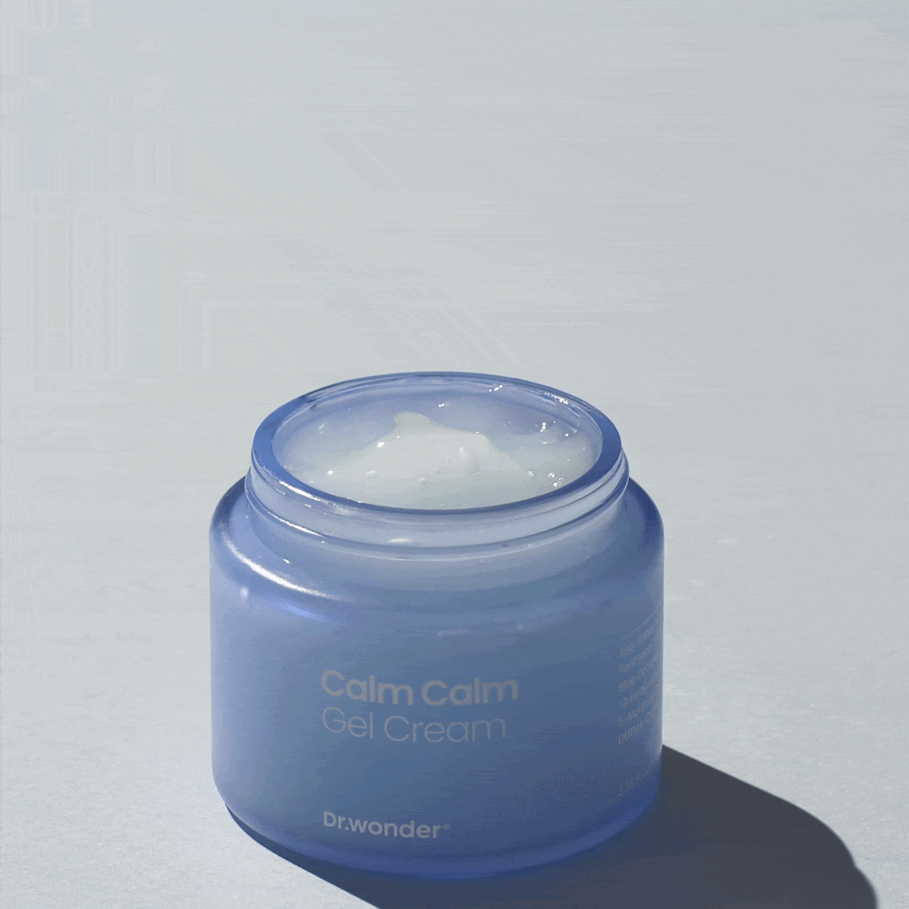 Dr. Wonder's Calm Calm Gel Cream formula restores the skin's natural moisture barrier, leaving your skin smooth and supple. 